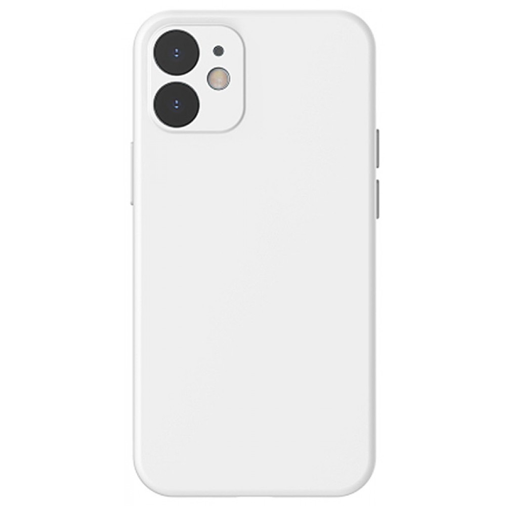 Чехол для iPhone 12 Mini Baseus Liquid Silica Gel Protective Case For iP  5.4 inch 2020 White