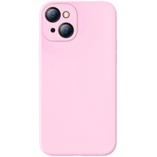 Чехол для iPhone 13 Baseus Liquid Silica Gel Protective Case Pink