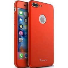 Чехол на iPhone 8 Plus красный iPaky защита 360