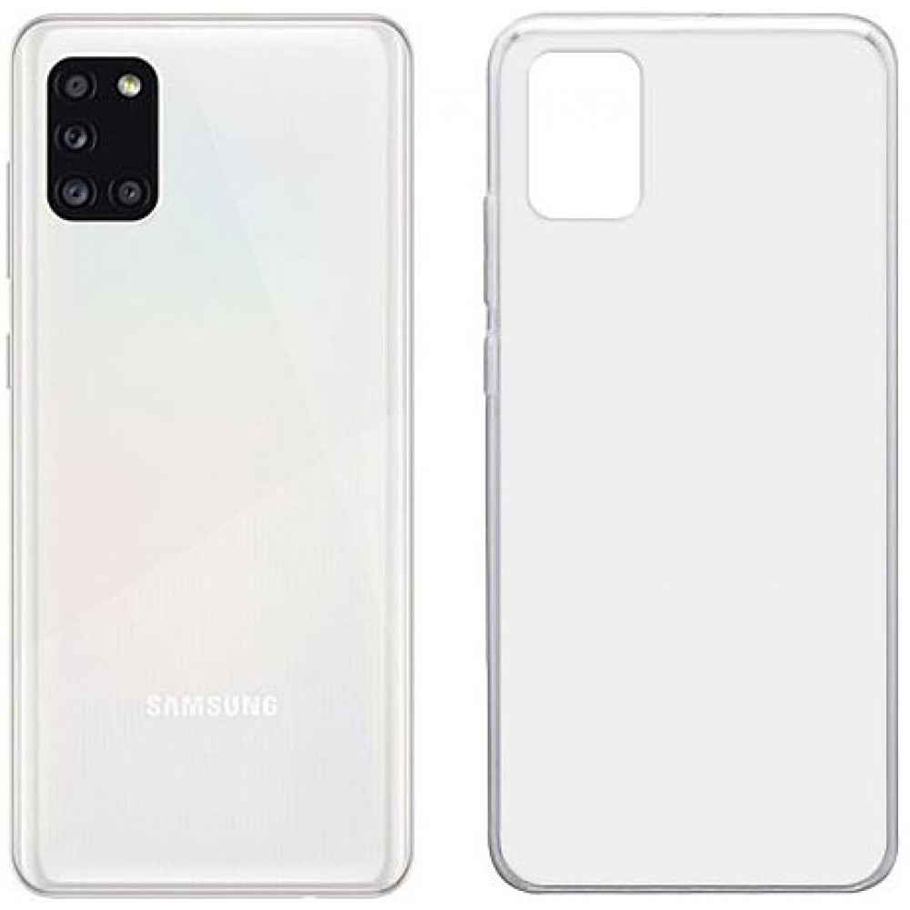 Чехол для Samsung Galaxy A31 прозрачный. Аксессуары для Самсунг Гэлакси А31