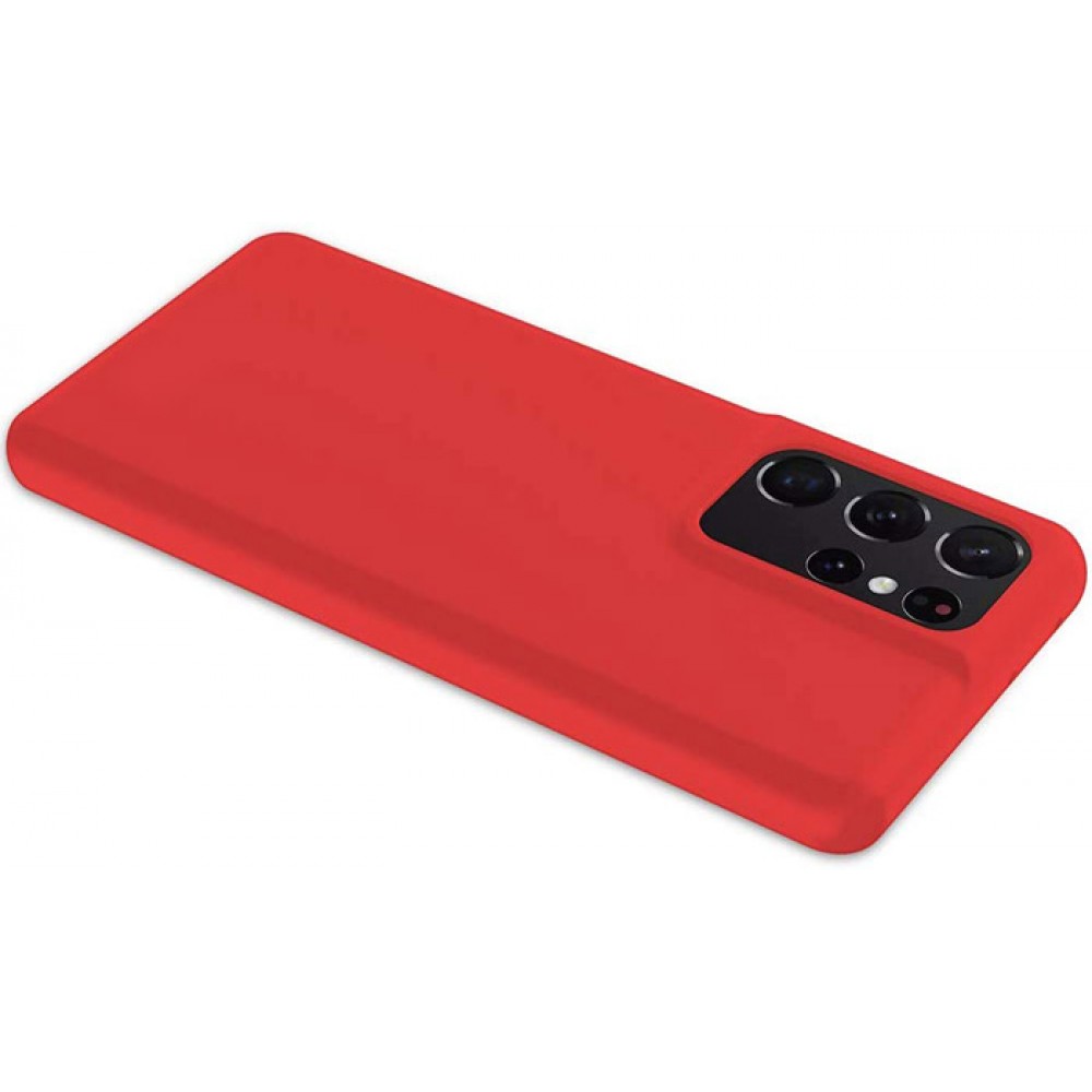 Чехол для Samsung Galaxy S21 Ultra Brono Case красный