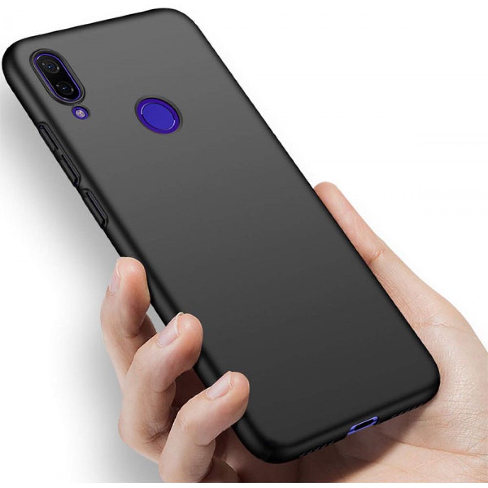 Чехол для Xiaomi Redmi Note 7 силиконовый черный. Аксессуары для Сяоми ...