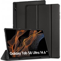 Чехол для Samsung Galaxy Tab S8 Ultra 14.6 с креплением под стилус черный