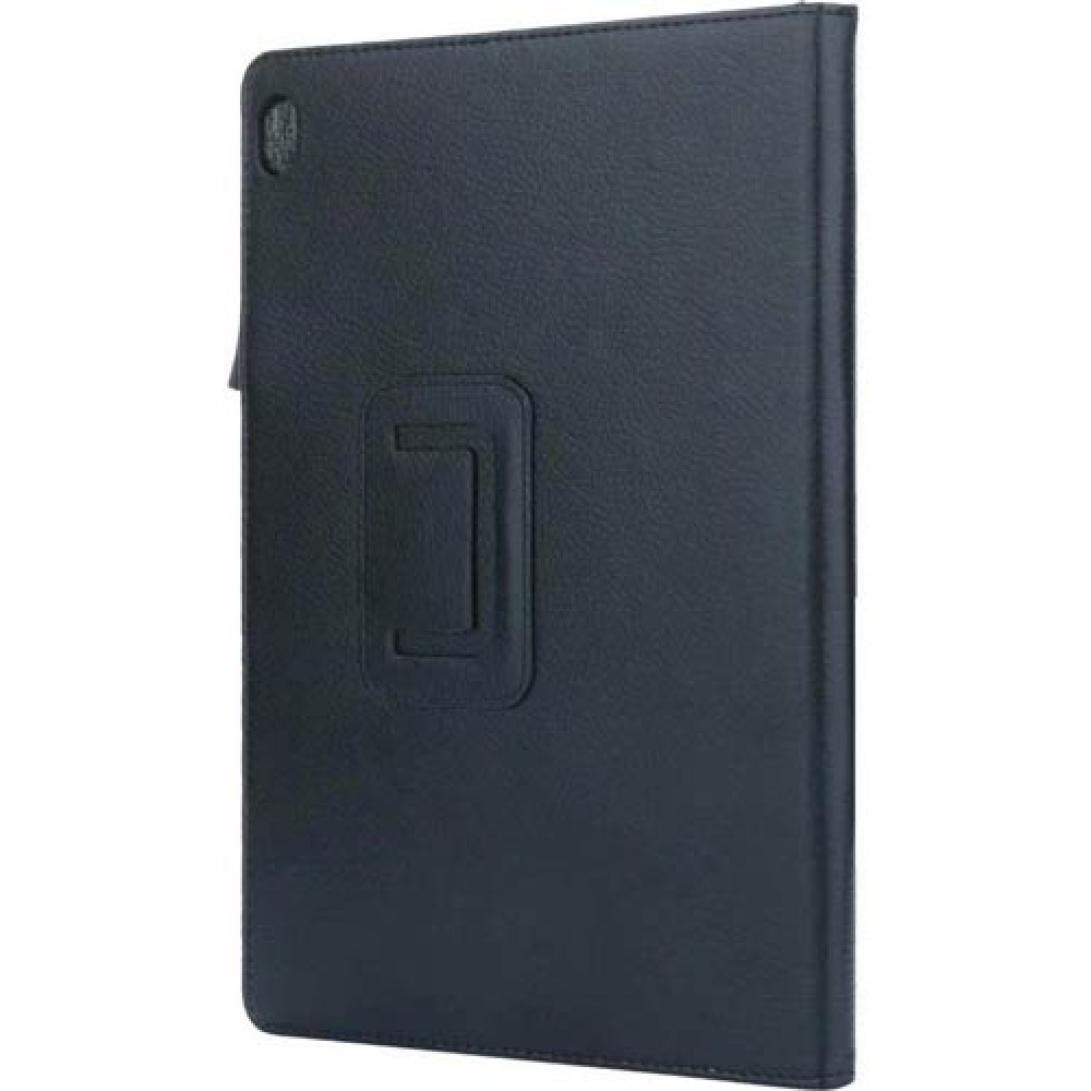 Чехол для Lenovo Tab M10 TB-X605 / TB-X505 черный кожаный. Аксессуары ...
