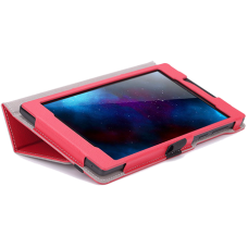 Чехол для планшета Lenovo IdeaTab 2 A7-30 красный кожаный