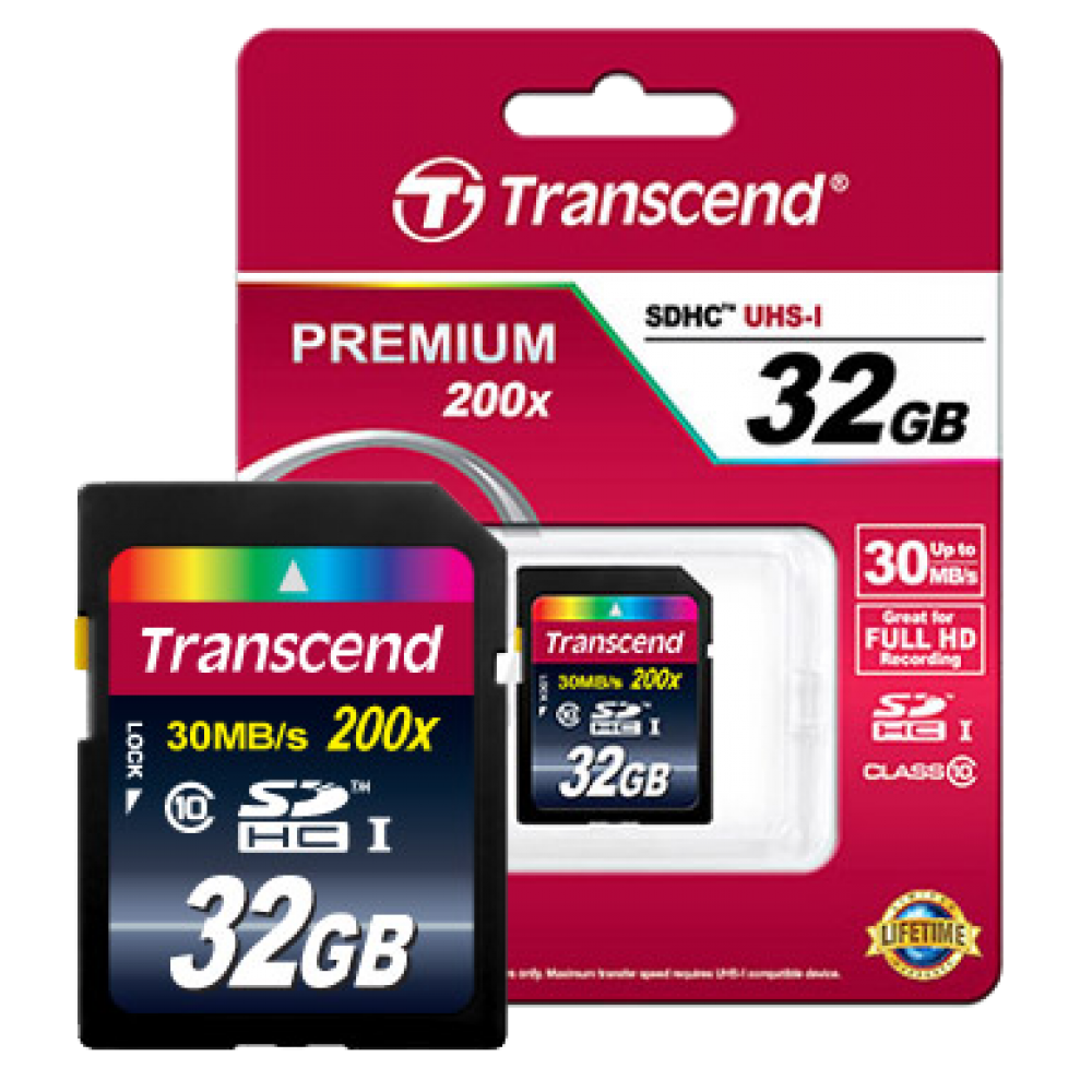 Transcend Premium SDHC Class 10 UHS-I 32 GB Transcend Premium SDHC Class 10 UHS-I 32 GB