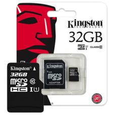 Kingston microSDHC UHS-I Class 10 32GB + SD адаптер